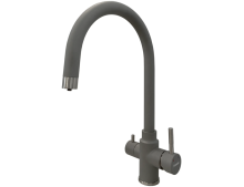Смеситель кухонный Fabiano SKFC 90 ST Grey Metallic