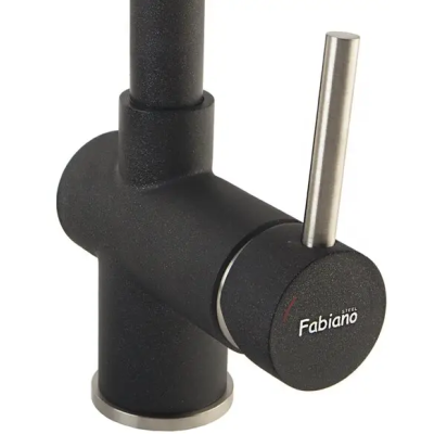 Смеситель кухонный Fabiano FKM 39 S/Steel Antracit