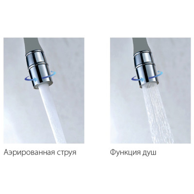 Смеситель кухонный Fabiano FKM 3143 Inox White