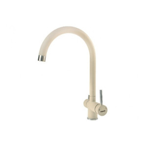 Смеситель кухонный Fabiano FKM 31.5 S/Steel Cream