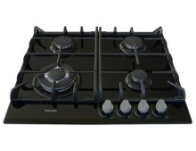 Газовая варочная поверхность Fabiano FHG 10-44 GH-T Black Glass
