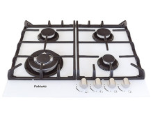 Газовая варочная поверхность Fabiano FHG 10-44 GH-T White Glass